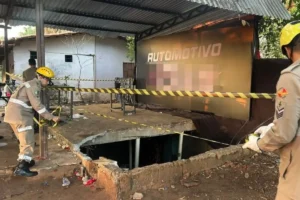 Laje de reservatório cede em festa na zona rural de Abadia de Goiás