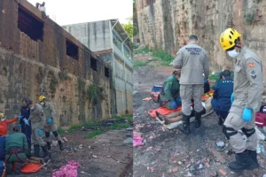 Homem sofre queda de cerca de 10 metros de laje no Jardim América, em Goiânia