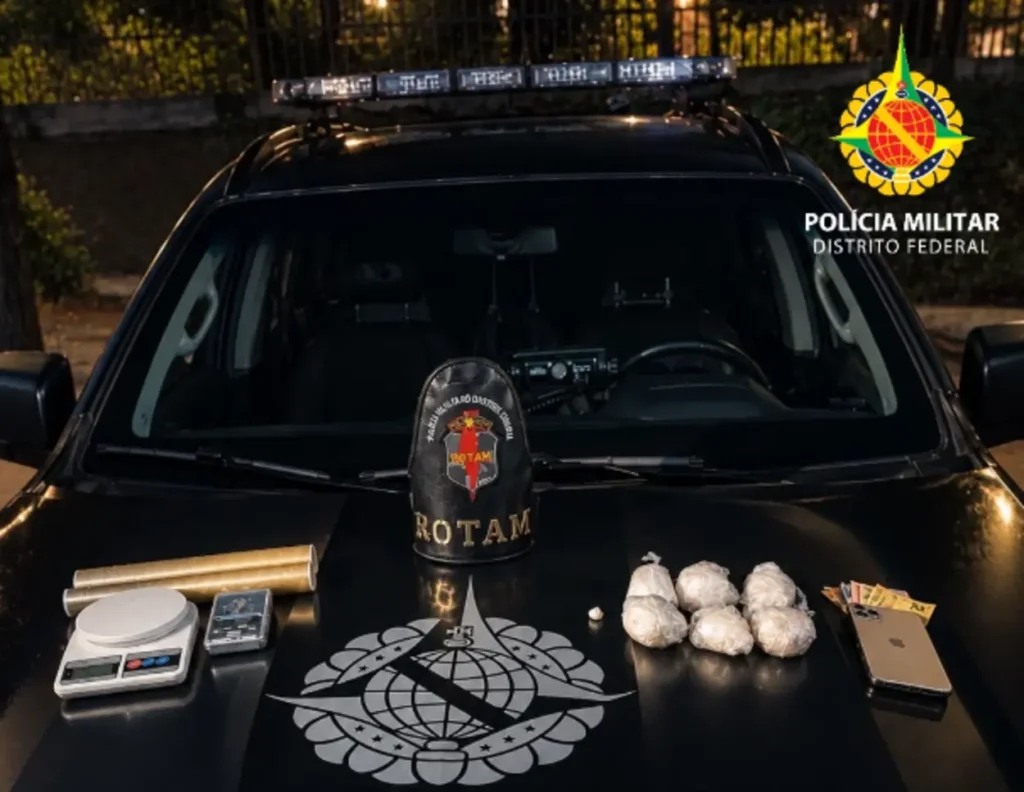 ROTAM prende homem por tráfico de drogas e cumpre mandado de prisão em Samambaia (DF)