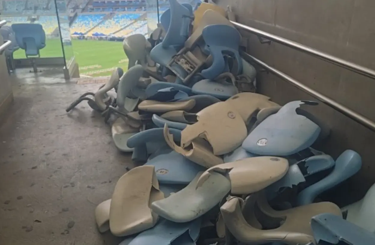 Vandalismo no Maracanã causa prejuízo superior a R$ 300 mil