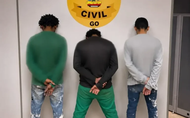 Três homens são presos suspeitos de estuprar jovem de 21 anos em Bela Vista (GO)