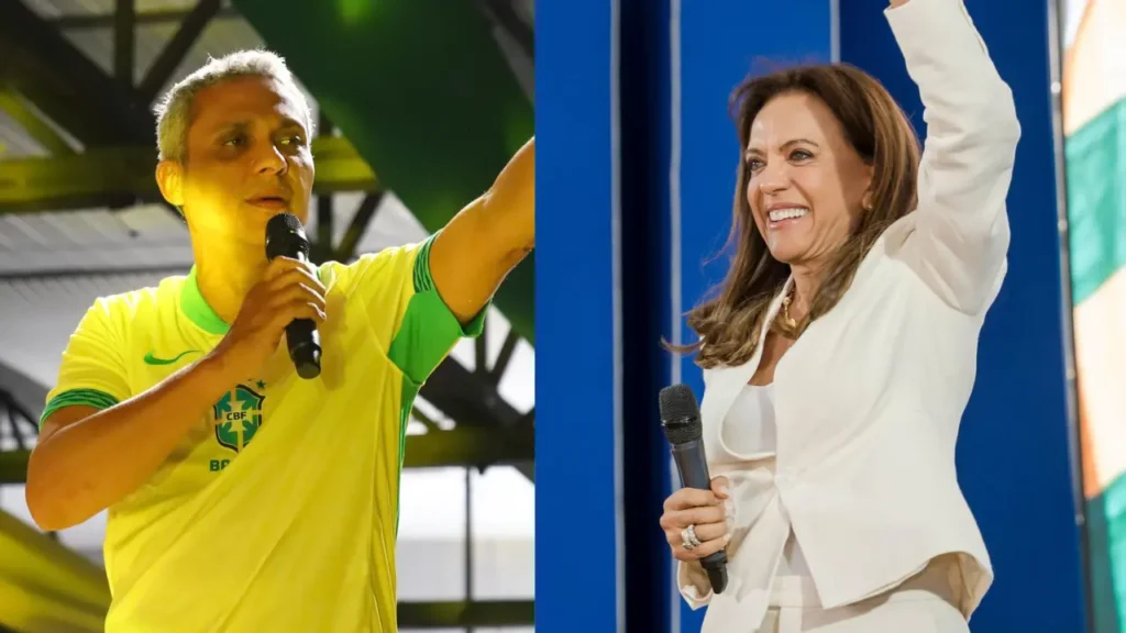 Gustavo Gayer e Gracinha Caiado