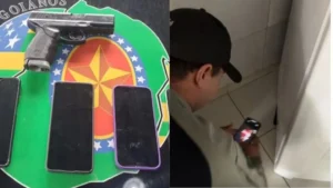 PM prende mulher suspeita de série de roubos com simulacro em Goiânia