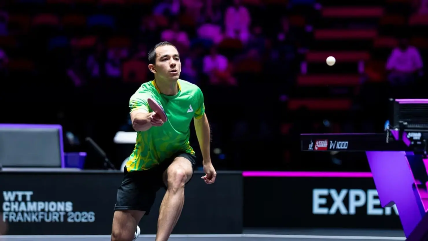 Hugo Calderano domina alemão e garante vaga nas quartas do China Smash