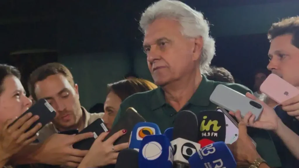 “Não venci, mas caí de pé”, diz Caiado após eleição presidencial