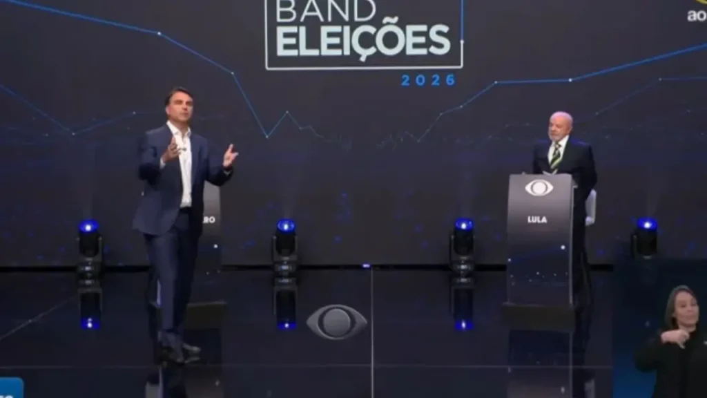 Lula e Flávio trocam acusações sobre corrupção, economia e segurança em debate na Band