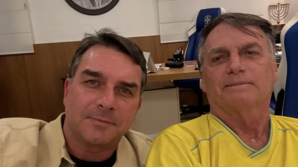 “Estou ansioso para dar um abraço”, diz Flávio sobre reencontro com o pai