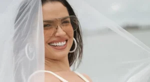 Casamento de Juliette tem make clean e penteado minimalista; veja os detalhes