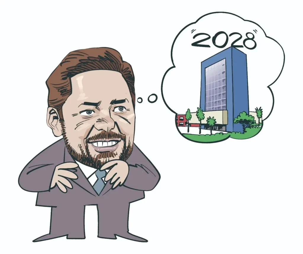 Apoio de Daniel e Caiado a Flávio mira a eleição de 2028
