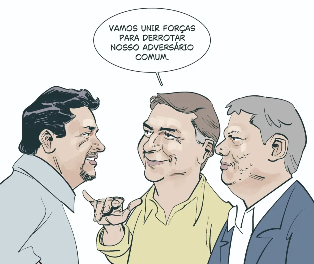 Apoio de Caiado a Flávio sela trégua entre Daniel e bolsonaristas
