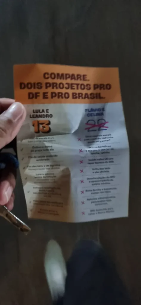 Celina Leão aciona Justiça Eleitoral após panfleto de Leandro Grass associar candidata ao número 22