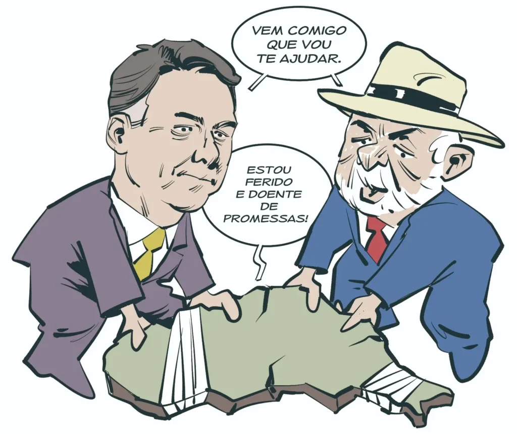 Lula e Flávio prometem um País distante da realidade econômica