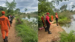 Bombeiros encontram corpo de homem em lago da Saneago, em Goiânia