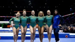 Brasil termina em quinto lugar na final por equipes do Mundial de Ginástica