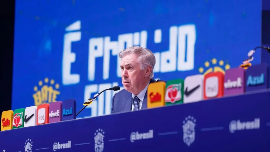 Ancelotti convoca Seleção Brasileira nesta quinta-feira (29); confira a programação
