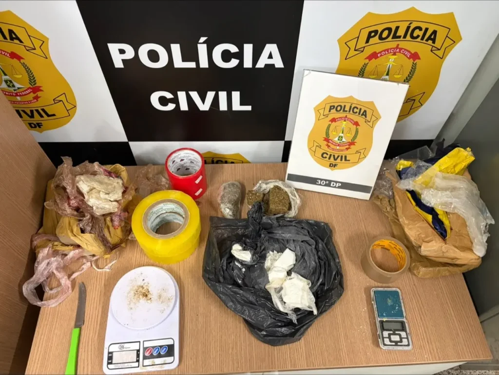 Motoboy é preso por tráfico de drogas em São Sebastião, no DF